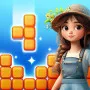 The block-matching puzzle game Garden Block Puzzle takes place in a once-beautiful garden that has been overtaken by faded flowers and weeds. You have to finish the bricks in rows to revitalize the landscape.

