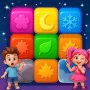 Play the fun puzzle game Tap Block Puzzle: Smash Game. To clear the board, tap groups of two or more similar blocks. Try to break as many blocks as you can, especially pairs, to get extra points.

